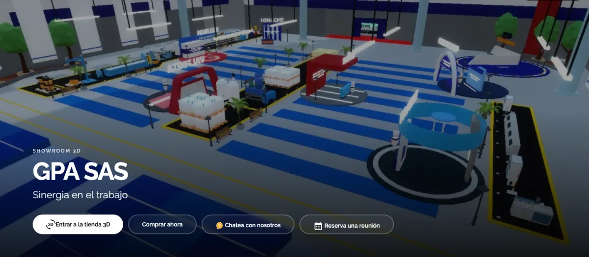 3D store showroom