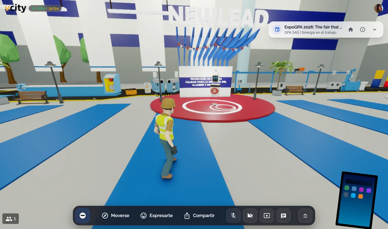 A real vcity store set up for Brands Exhibiting at Fairs