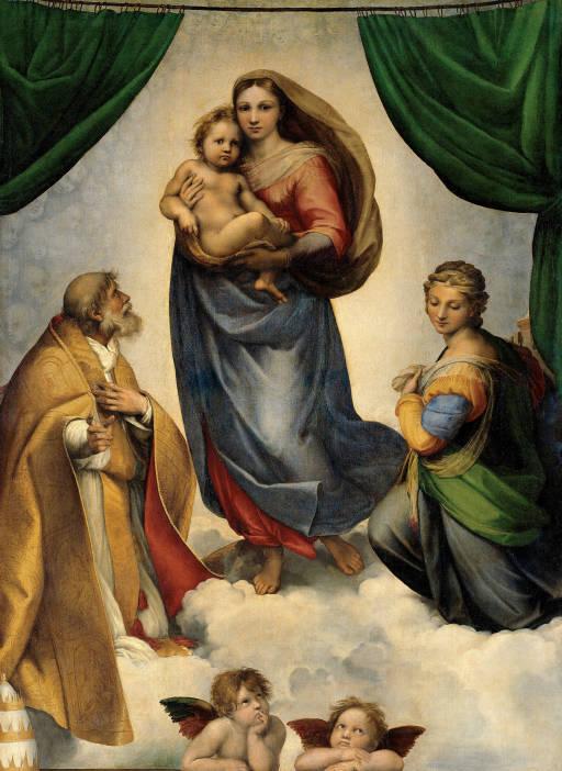 Sistine Madonna, Raphael, 1514 thumbnail