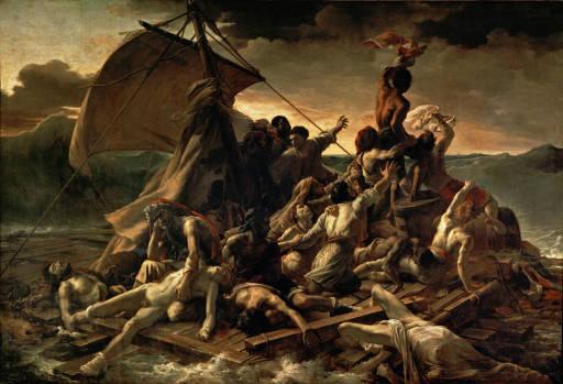 The Raft of the Medusa, Géricault, 1818-1819  thumbnail