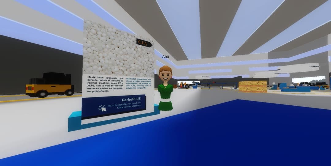 Webinar screen with additional resources for the audience | vcity.io